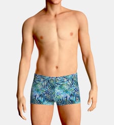 Boxer de bain à motif fantaisie en tissu stretch Impetus