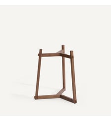 Support en noyer pour cache-pot Florian, H23 et H33 cm AM.PM