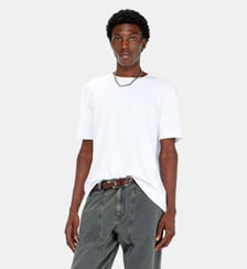 T-shirt en interlock de coton avec logo brodé Diesel