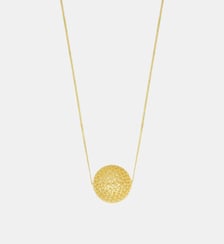 Collier large pendentif   doré à l'or fin - Betty Satellite