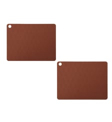 Sets de table en silicone à pois OYOY