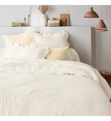 Housse de couette unie en gaze de coton La Redoute Interieurs
