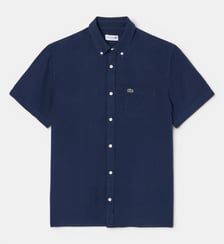 Chemise manches courtes en lin Lacoste