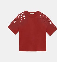 T-shirt manches courtes col rond uni TAISY La Petite Etoile