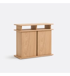 Buffet bas plaqué chêne La Redoute Interieurs