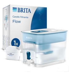 Carafe filtrante Flow MAXTRA bleu x1 cartouche Pure Performance Brita