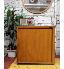 Armoire de rangements en bois Magda N°735 - Produit chiné Debongout