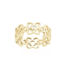 Bague Fiorella en Plaqué Or avec diamant blanc La Garçonne Diamant