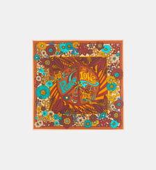 Foulard moyen coloré effet soyeux PEACELOVE Wild