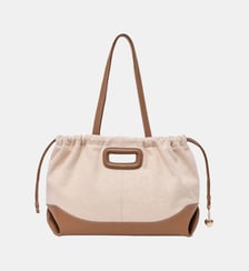Milpli cabas en mix toile et cuir Maje