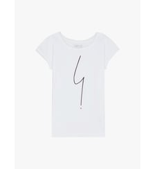 t-shirt en coton Point d'Ironie Agnès b.