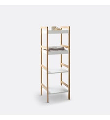 Étagère de salle de bain, 4 plateaux, Lindus So'Home