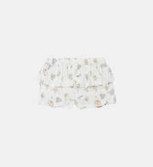 Short à volants et imprimé fleuri Marni