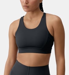 Brassière de sport femme Denise Maintien élevé coussinets amovibles Born Living Yoga
