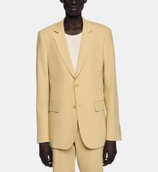Veste de costume classique en lin Sandro