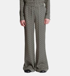 Pantalon fluide monogrammé Balmain