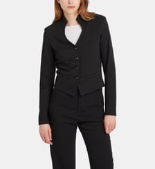 spencer Francoise en viscose noir Agnès b.