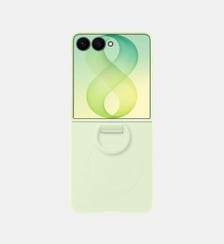 Coque Flip 8 Silicone anneau magnétique Vert Samsung