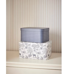 Boîte gigogne "petit Jouy" par lot de 2 Cyrillus
