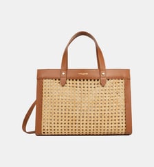 Sac cabas main Cannage Rotin Lancaster