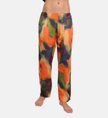 Pantalon Paradise en viscose imprimé Maison Lejaby