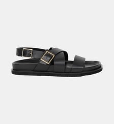 Sandales Plates Nori Cuir d Agneau Bobbies