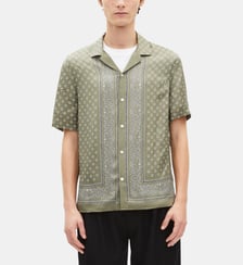 Chemise manches courtes imprimé bandana The Kooples