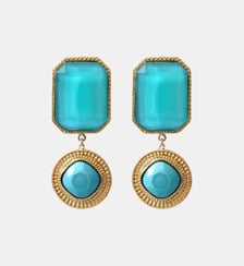 Boucles d'oreilles pendantes clips   - Louise Satellite