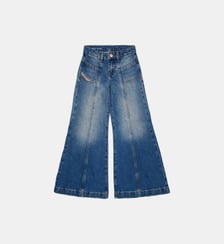 Jeans coupe flare bleu moyen - D-Pam Diesel Kids