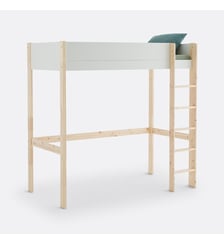 Lit mezzanine, 1 place, pin massif La Redoute Interieurs