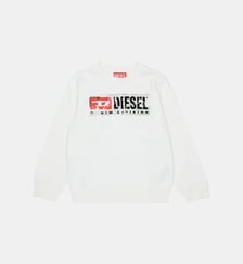 Sweat-shirt col rond avec logo Diesel Kids