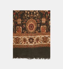 Echarpe imprimée en laine et modal - SANDY Gerard Darel