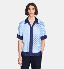 Chemise motif micro cross Sandro
