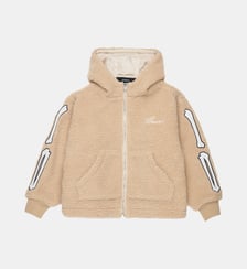 Veste teddy avec détails osseux Amiri