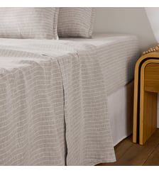 Drap plat lin lavé La Redoute Interieurs