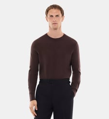 Pull col rond en cachemire Fursac