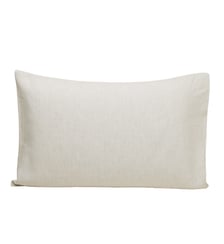 Lot De 2 Taies D'Oreiller  Fines rayures tissées en lin coton, 50x75 cm Madura