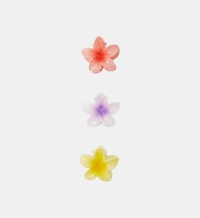 Set de 3 petites pinces à cheveux fleurs tropicales Balaboosté
