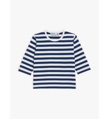 brassière rayée noir et blanc manches longues Agnès b.
