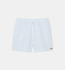Short de bain mi-long rayé texturé Lacoste