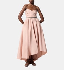 élégante robe longue avec fine ceinture bijou Pinko