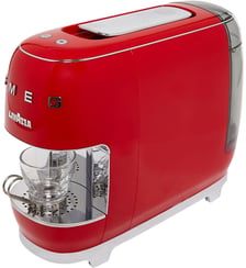 Cafetière à dosette Smeg rouge Lavazza