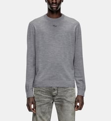 Pull en laine avec logo cut-out Diesel