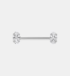 Piercing titane téton Petite Audacieuse argent Nebuleuse Bijoux