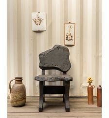 Chaise en bois noir Claude N°1518- Produit chiné Debongout