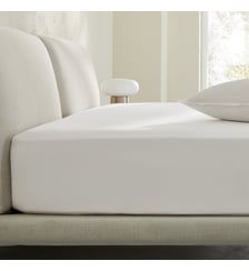 Drap-housse en percale lavée, bonnet 30 cm AM.PM