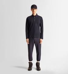 Polo droit en coton Fusalp