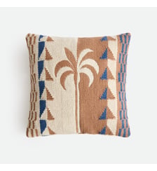 Housse de coussin laine et jute, 45 x 45 cm La Redoute Interieurs