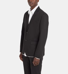 veste Trictrac en coton noir Agnès b.