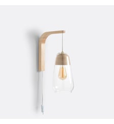 Applique verre et bois Nasoa La Redoute Interieurs
